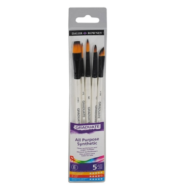 Kit Pincel Sintetico C/5 212550006 Daler Rowney